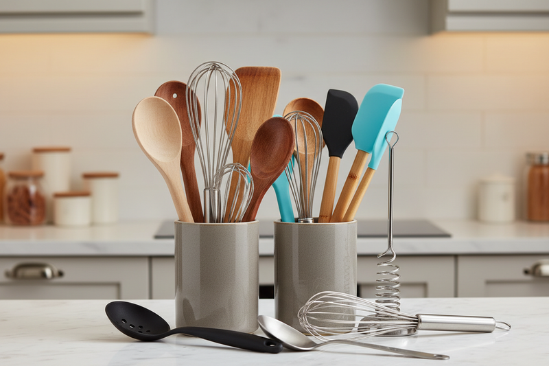 Spatule fouets, cuillères