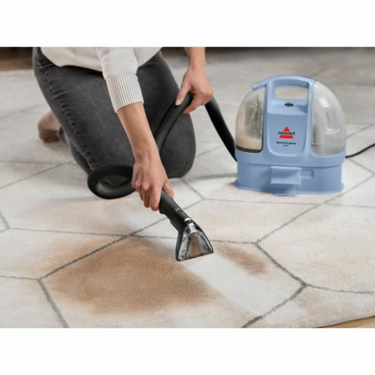 Nettoyeur de Tapis Bissell SpotClean Mini Select - 300W - Bleu - 0,5L
