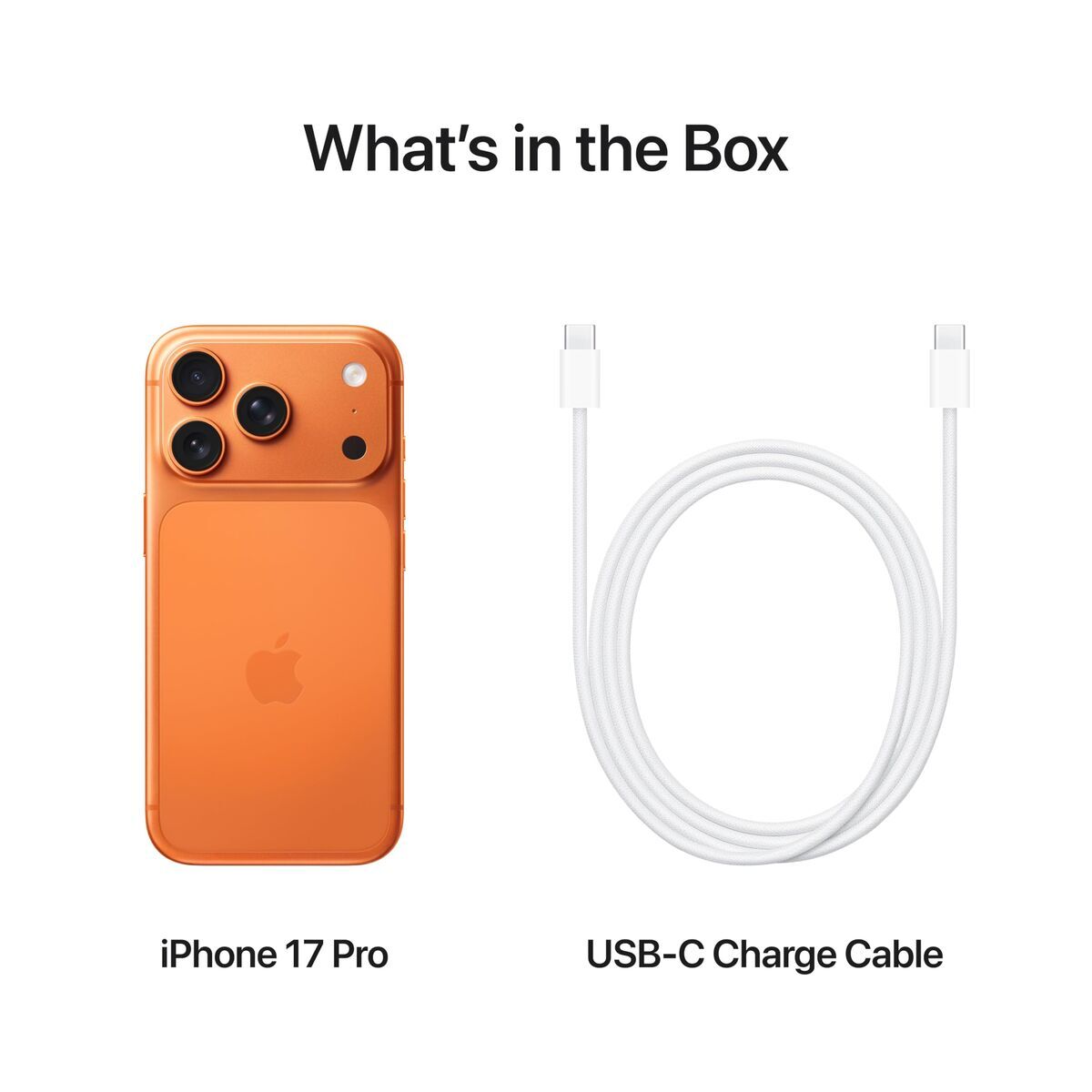 Apple iPhone 17 Pro – 6,3" OLED 120Hz | Puce A19 Pro | 12 Go RAM | 256 Go | Orange
