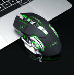 2.4G Wireless Gaming Mouse - 2400 DPI Rechargeable with LED Lighting