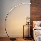 Lampadaire LED RGBW Courbe Moderne - 16 Millions Couleurs Dimmable