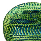 Set de 4 Assiettes à Dessert Motif Serpent 21,5 cm - Céramique Premium
