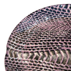 Set de 4 Assiettes à Dessert Motif Serpent 21,5 cm - Céramique Premium