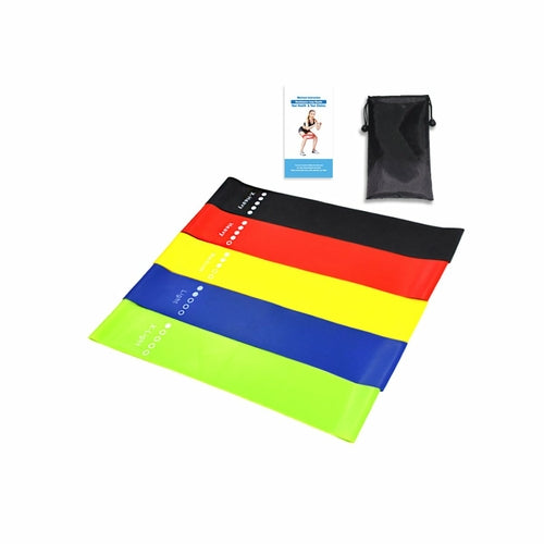 Ensemble Flexible Et Extensible De 5 Bandes En Latex D’Exercice