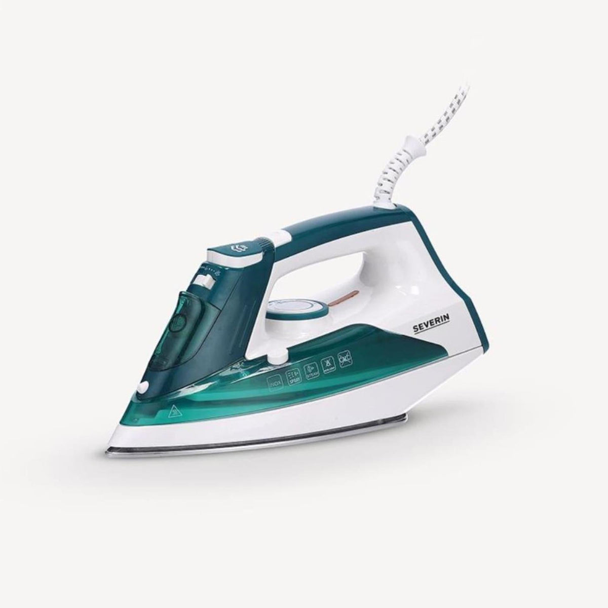 Fer à repasser vapeur Severin – 2400W, Semelle Inox, Réservoir Amovible