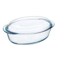 Plat à Four Pyrex Classic en Verre Transparent - 3L & 4,5L - Résistant Haute Température