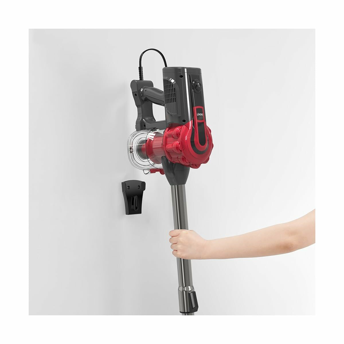 Aspirateur Balai Livoo DOH142 – 600W, Aspiration Cyclonique 12 kPa, Réservoir 0,55L