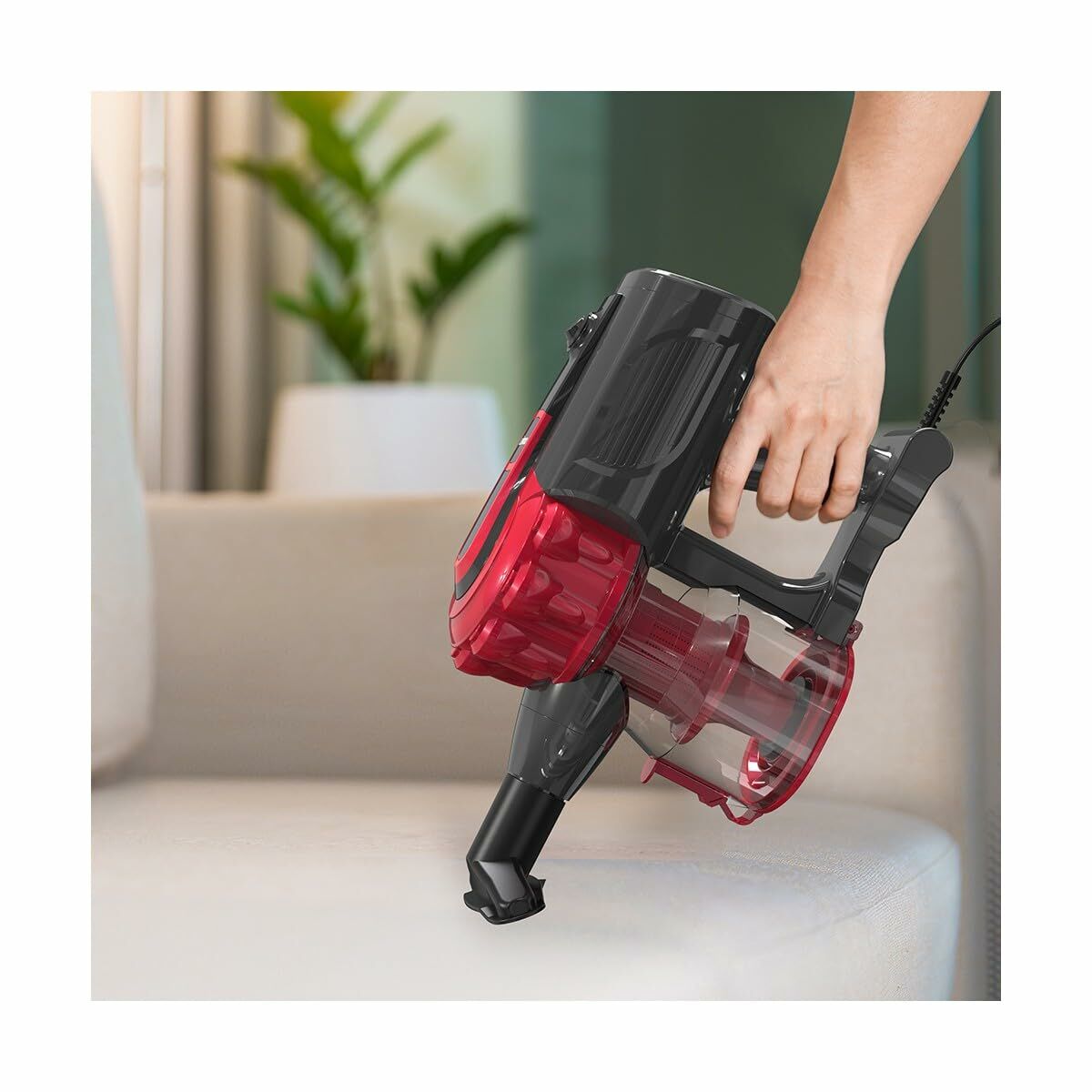 Aspirateur Balai Livoo DOH142 – 600W, Aspiration Cyclonique 12 kPa, Réservoir 0,55L