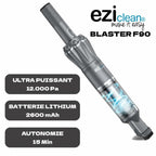 Aspirateur à Main EZIclean Cyclonique – Batterie 15h, Filtre HEPA, Indicateur LED
