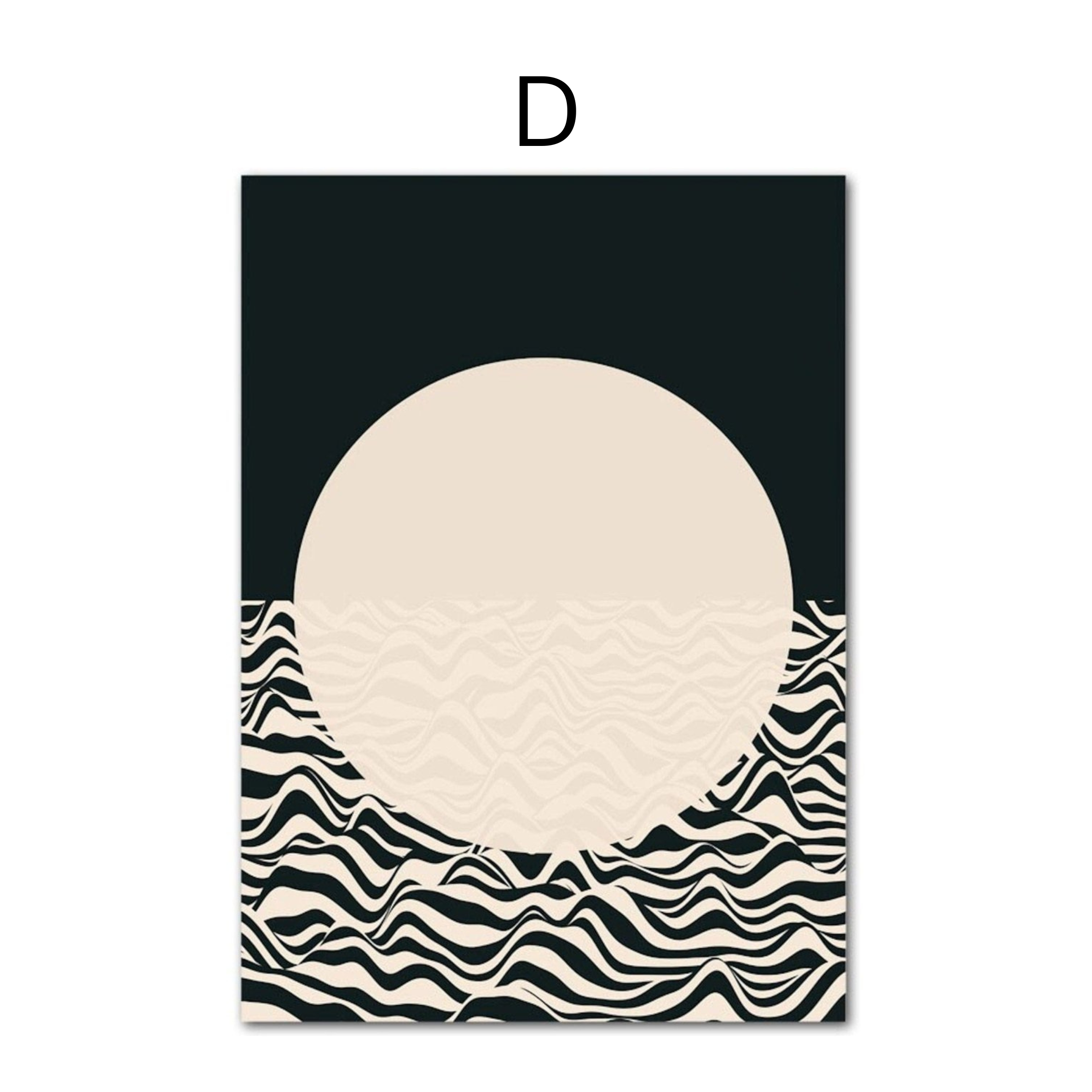 Poster Bauhaus Œil Géométrique – Art Mural Moderne Premium