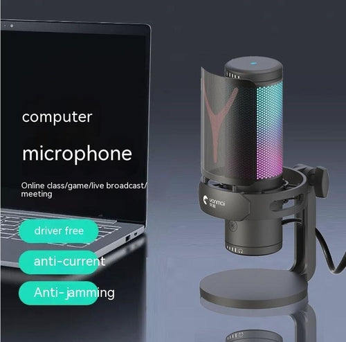 GM7 Professional USB/Type-C Microphone - Dual Interface for PC and Mobile