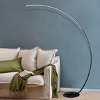 Lampadaire LED RGBW Courbe Moderne - 16 Millions Couleurs Dimmable