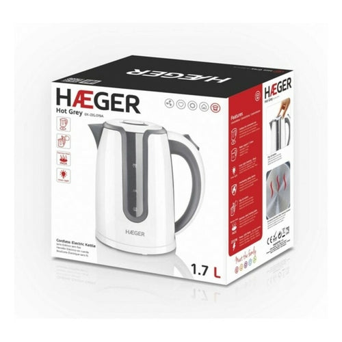 Bouilloire Électrique Haeger Hot 1,7L 2200W - Inox Premium