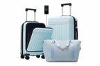 Ensemble de bagages à ouverture avant 3 pièces, valise à main rigide avec USB