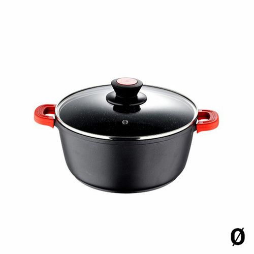 Casserole avec Couvercle Bergner Aluminium Noir - Antiadhésif Premium