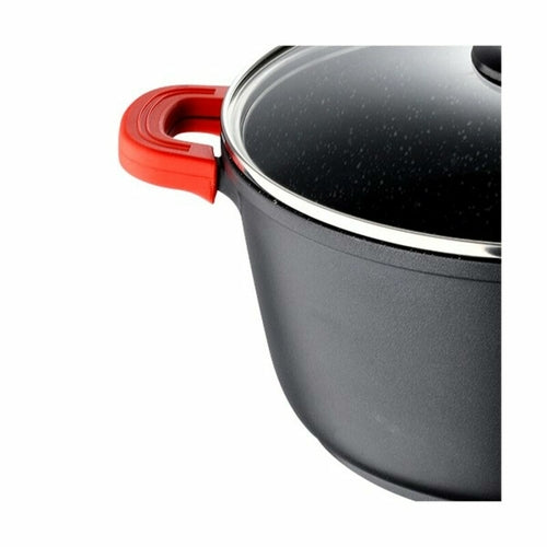 Casserole avec Couvercle Bergner Aluminium Noir - Antiadhésif Premium
