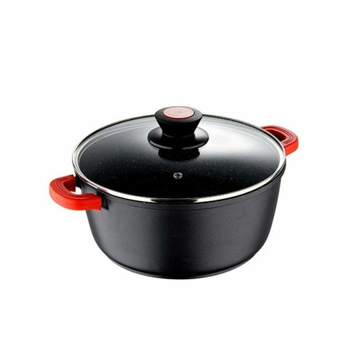 Casserole avec Couvercle Bergner Aluminium Noir - Antiadhésif Premium