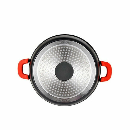 Casserole avec Couvercle Bergner Aluminium Noir - Antiadhésif Premium