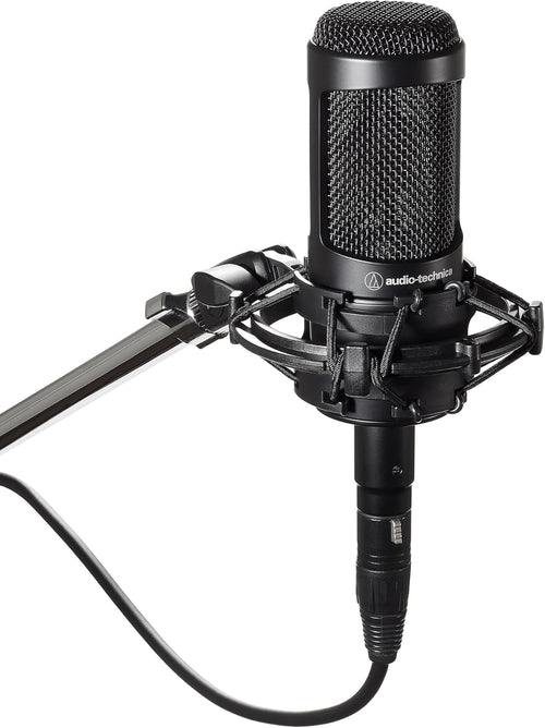 Microphone à Condensateur Audio-Technica AT2035 - Cardioïde Studio Professionnel avec Suspension