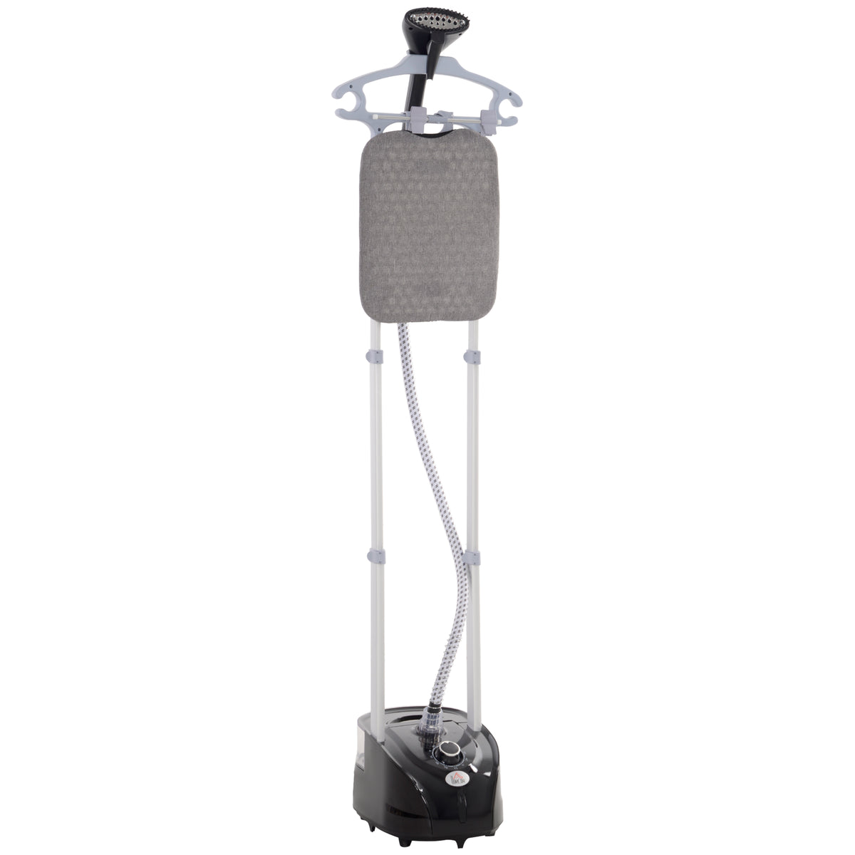 Défroisseur vapeur vertical 1950 W 32g/min, réservoir d'eau 2 L, tige télescopique, 11 températures réglables, noir