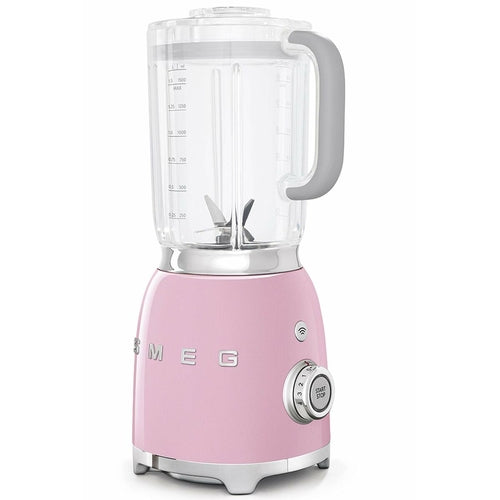 Blender Smeg BLF01PKEU Rose Rétro 800W - Mixeur Bol 1,5L Design Années 50