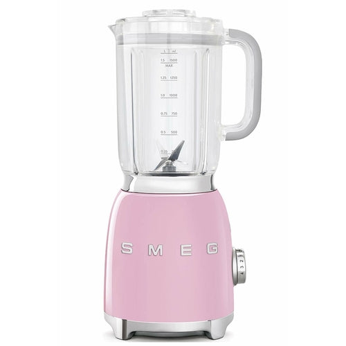 Blender Smeg BLF01PKEU Rose Rétro 800W - Mixeur Bol 1,5L Design Années 50