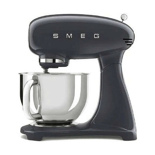 Robot Pâtissier Smeg SMF03GREU Gris 800W - Batteur sur Socle 4,8L Design Années 50