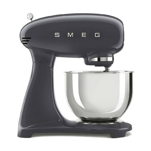 Robot Pâtissier Smeg SMF03GREU Gris 800W - Batteur sur Socle 4,8L Design Années 50