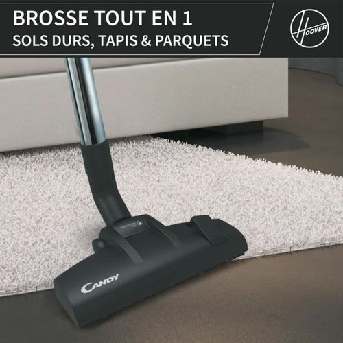 Aspirateur Candy CAF34HM Sans Sac | Filtre HEPA 13 | 800 W | 2,5 L | Noir