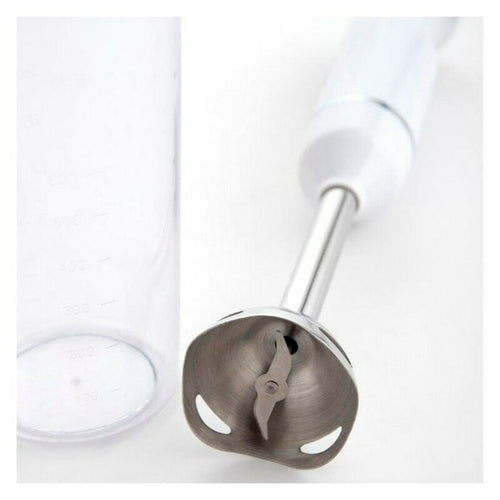 Mixeur Plongeant Dcook 600W Blanc - Blender à Main en Acier Inoxydable avec Bol 0,6L