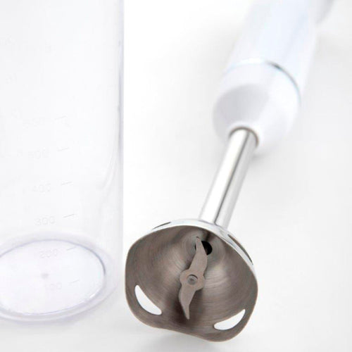 Mixeur Plongeant Dcook 600W Blanc - Blender à Main en Acier Inoxydable avec Bol 0,6L