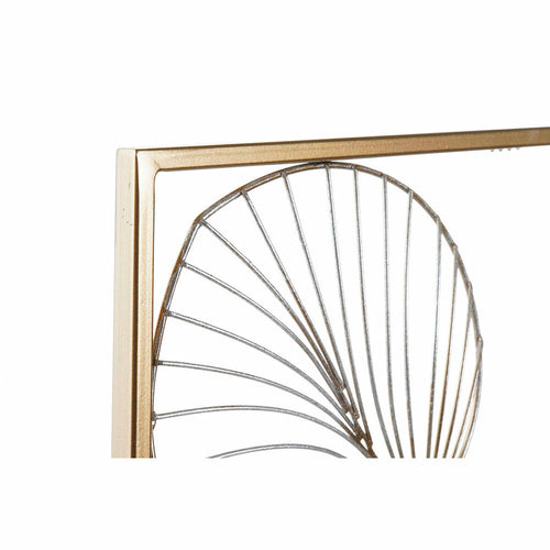 Décoration Murale Feuille Dorée 50,5 x 67,5 cm - Métal Premium Style Glam