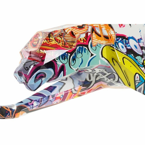 Figurine Décorative Léopard 47,5 cm - Résine Multicolore Style Moderne