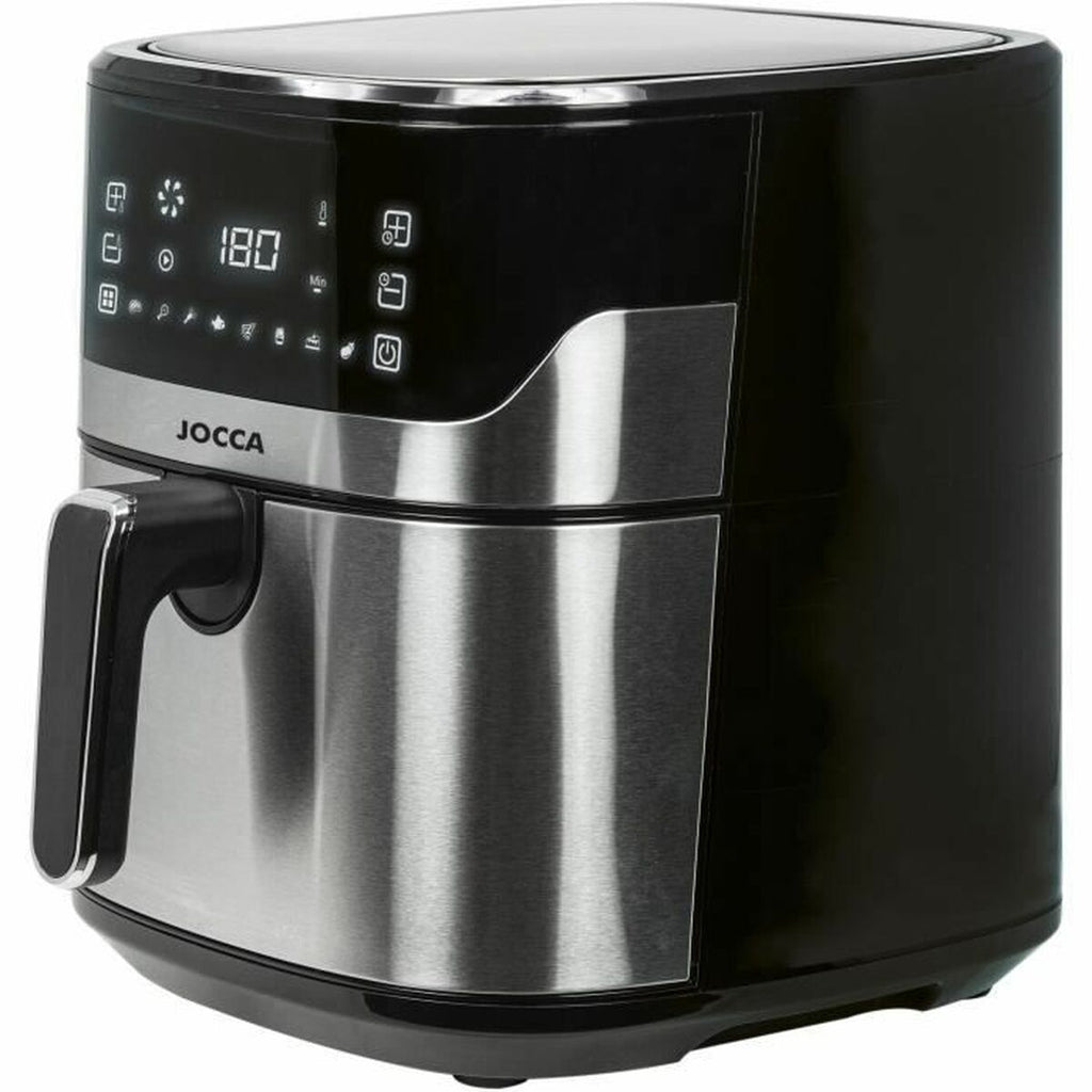 Friteuse à Air JOCCA 2192 5L – 1600W, 8 Programmes, Acier Inoxydable