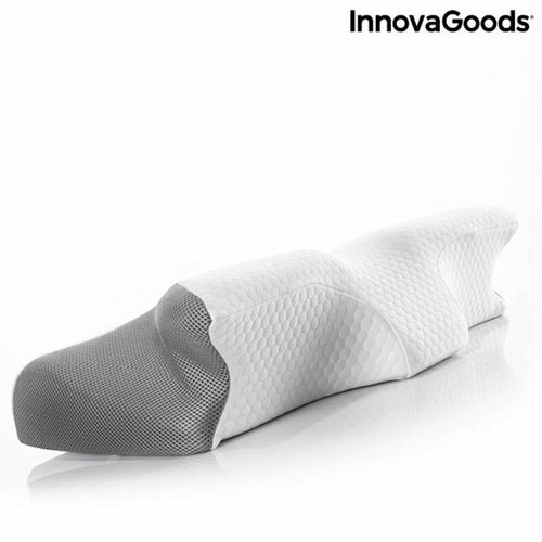 Oreiller Cervical Ergonomique à Mémoire de Forme Confort InnovaGoods - Soulagement des Douleurs Cervicales