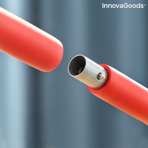 Barre de fitness avec bandes de résistance et guide d’exercices Resibar