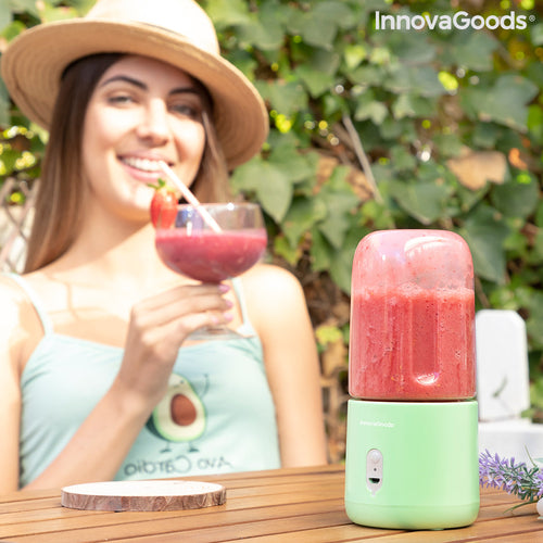 Blender Portable Rechargeable Blendyr InnovaGoods - Mixeur USB 400ml Smoothie Nomade