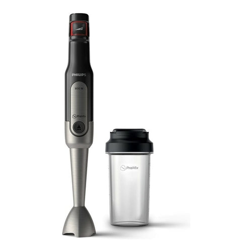Mixeur Plongeant Philips 800W - Blender à Main en Acier Inoxydable avec Bol 500ml