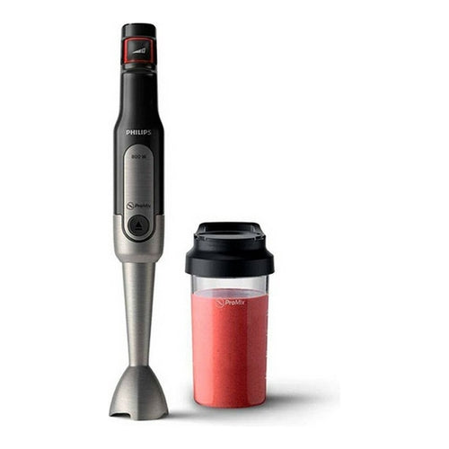 Mixeur Plongeant Philips 800W - Blender à Main en Acier Inoxydable avec Bol 500ml