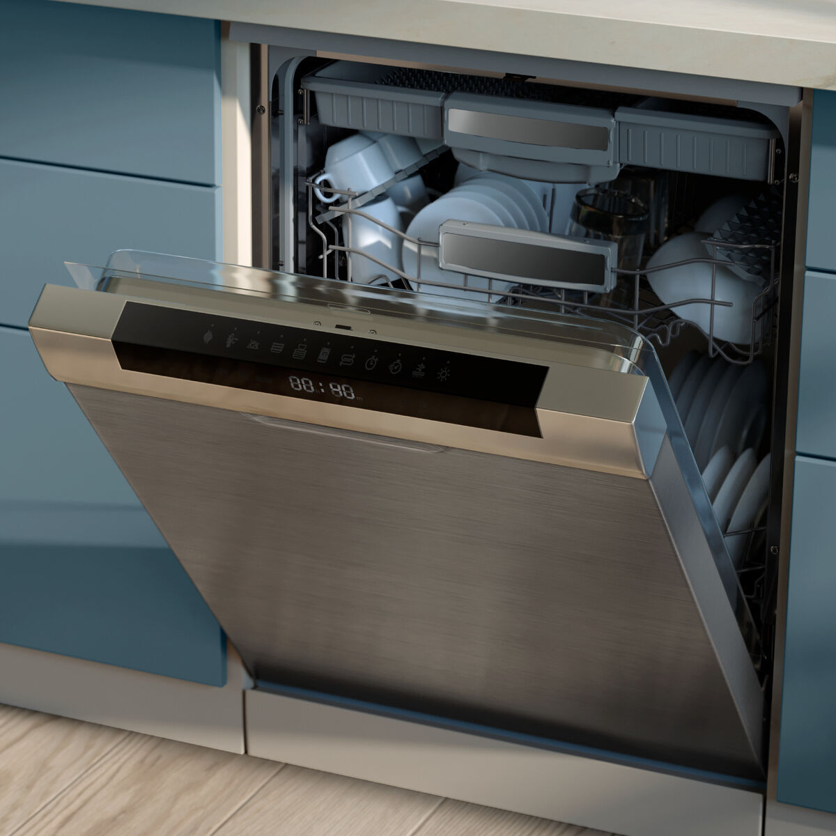 Friteuse à Air Philips NA150/00 7L – Double Panier, Cuisson Sans Huile, Noir