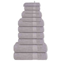 VidaXL 12-piece towel set 360 g m² 100% cotton gray