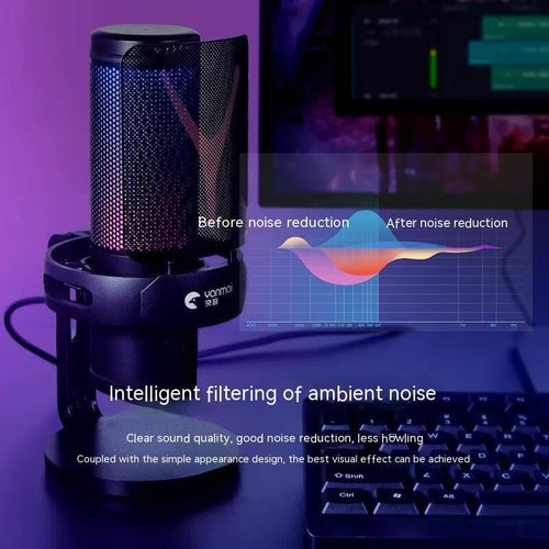 GM7 Professional USB/Type-C Microphone - Dual Interface for PC and Mobile