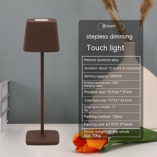 Lampe de Bureau LED Rechargeable USB - Tactile 12h Autonomie