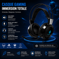 Casque Gaming Deltaco DH110 – Haut-parleurs 50mm, Micro Intégré & LED | Noir