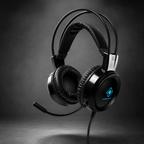 Casque Gaming Deltaco DH110 – Haut-parleurs 50mm, Micro Intégré & LED | Noir