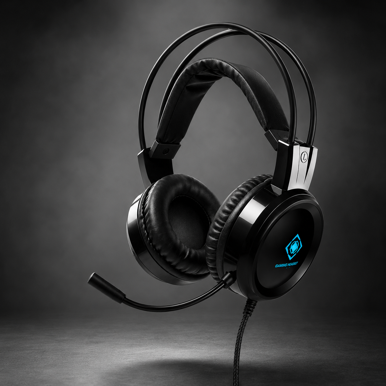 Casque Gaming Deltaco DH110 – Haut-parleurs 50mm, Micro Intégré & LED | Noir