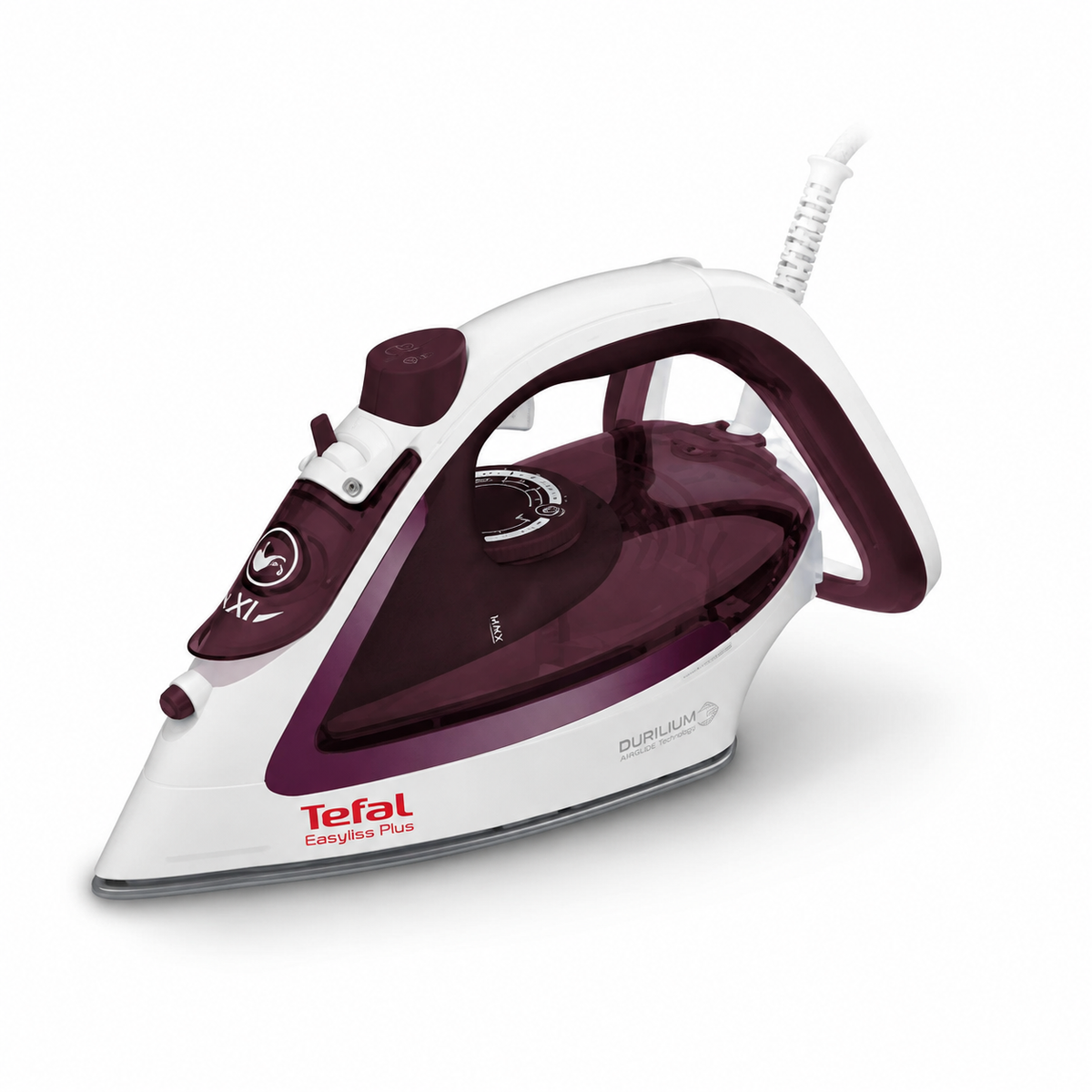 Fer à repasser vapeur Tefal Easygliss Plus – 2400W, Semelle Durilium Airglide