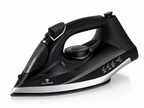 Fer à repasser vapeur Blaumann Black & Silver 1600W – Semelle Aluminium, Auto-nettoyant