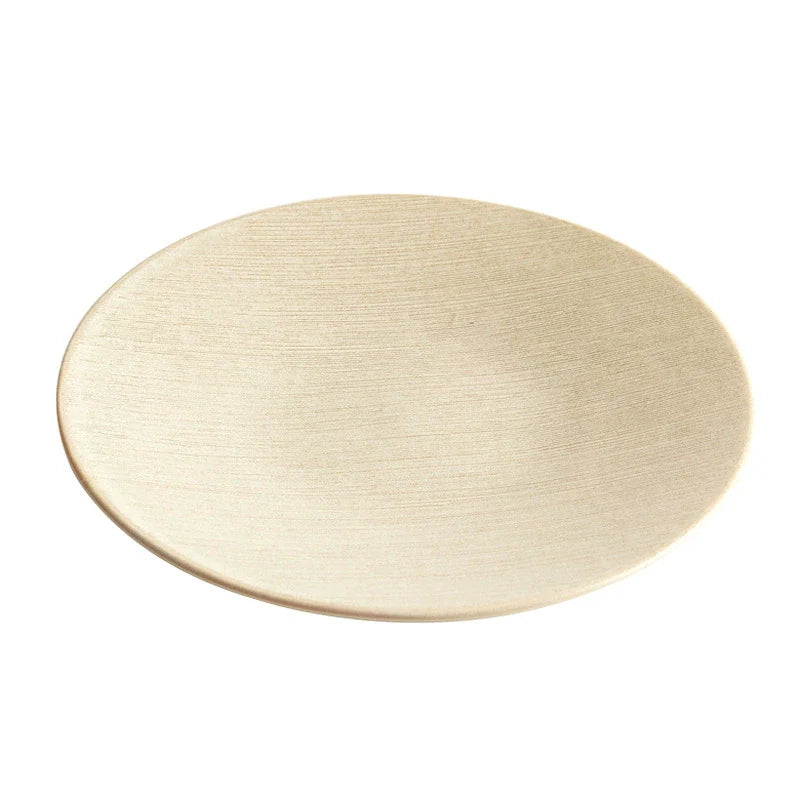 Grande Assiette Porcelaine Plate Créative – Style Occidental pour Hôtel & Restaurant
