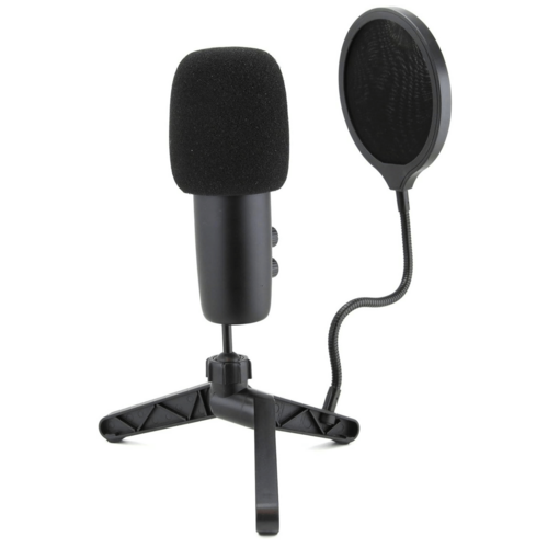 Microphone USB Gaming Emerson EAM-9052 avec LED RGB - Condensateur Professionnel pour Streaming